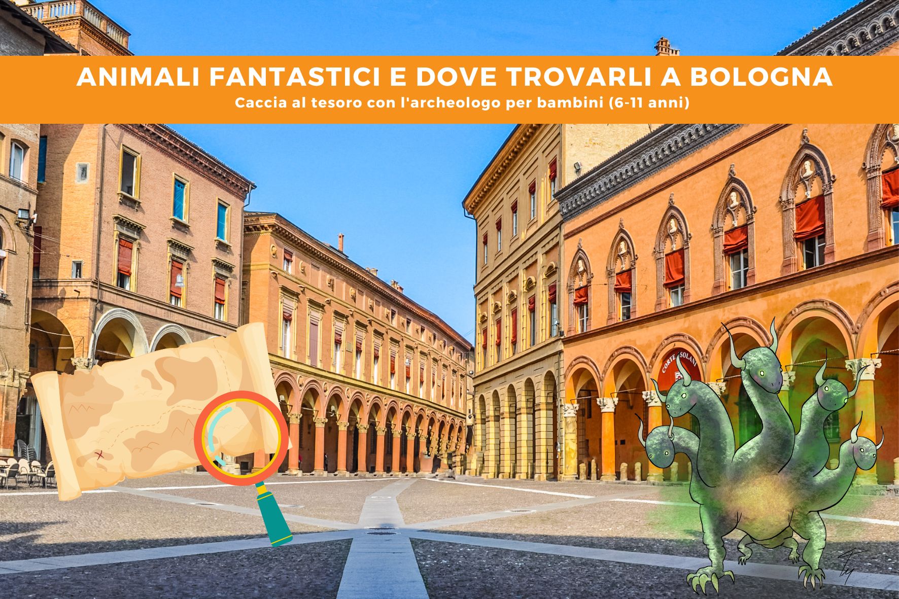 Animali fantastici e dove trovarli a Bologna (caccia al tesoro per